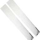 Milisten 2pcs Self-Adhesive Glass Mirror Tiles for Home Decor Peel and Stick Wall Stickers for Kitchen Bathroom Living Room Creative Decoration