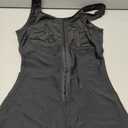 Nebility Fajas Colombianas Moldeadoras Shapewear for Women Tummy Control Postpartum Body Shaper Bodysuit with Zipper Crotch (X-Large, Black)