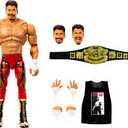 Mattel WWE Ultimate Edition Action Figure & Accessories Set, Eddie Guerrero 6-inch Collectible with Swappable Heads & Hands