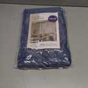 MIULEE Stone Blue Back Tab Blackout Curtains 63 Inch Length 2 Panels Set for Living Room Bedroom Privacy, Rod Pocket/Pinch Pleat Thermal Insulated Room Darkening Pleated Light Blocking Drapes