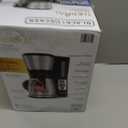 BLACK+DECKER 12 Cup Thermal Programmable Coffee Maker with Brew Strength and VORTEX Technology, Black/Steel, CM2046S