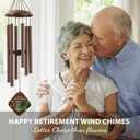 Happy Retirement Gifts for Woman Men, Funny Retirement Wind Chimes & Party Decorations, Going Away Gifts for Coworker Women Colleague Boss Teacher Nurse Military,32"
