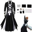 Adult Thousand Year Blood War Cosplay Costume for Halloween Outfit Set (Medium)