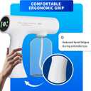 Nano Spray Machine Blue Ray Mist Sprayer Gun Handheld Cordless Rechargeable Atomize (White, N9S)