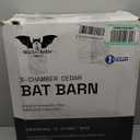 Big Bat Box - Big Bat Barn 3 Chamber, Large Bat House for Outside - Artificial Roost Kit for Wall-Mount - Bat Houses for Backyards