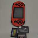 16 Bit Handheld Game for Kids Adults, 3.0'' Large Screen Preloaded 230 HD Classic Retro Video Games with USB Rechargeable Battery & 3 Game Cartridges for Birthday Gift for Kids 4-12 (Red)