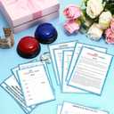 Christian Bible Friendly Feud Game with 2 Answer Buzzers, Religious Feud Card Board Game Night Family Church Group Fun Trivia Quiz for Christmas Easter Party Office Class Team Building