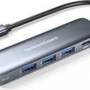 USB C HUB, Dockteck Expand USB-C Multiport Adapter 5 in 1 with 4K HDMI, 100W Power Delivery, 3 USB 3.0 Data Ports for MacBook Pro/Air, iPad Pro/Air/Mini 6 and More
