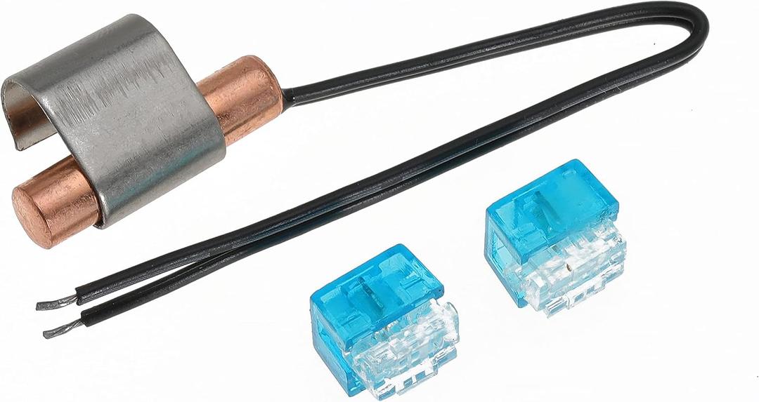 W10316760 Refrigerator Thermistor Sensor with Clip Fit for Whirlpool and for Sears Refrigerator Replace WP10316760 AP4538142 PS2580944 W10323459 12791417