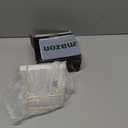 Napkin Holder for Table, Bamboo Iron Standing Napkin Dispenser for Dining Table Farmhouse Cocktail Picnic Rustic Wood Holders All Kitchen Dining Room Decor Gold & White (5.78*2.51*5.04 inch)