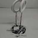 LORDEM Grow Light, LED Plant Light for Indoor Plants Growing, Full Spectrum Desk Growth Lamp with Automatic Timer for 4H/8H/12H, 4 Dimmable Levels, Height Adjustable 9.8"-30.6", Pack of 2 (White with Base)