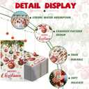 200 PCS Christmas Snowman Paper Napkins Merry Christmas Disposable Guest Napkins Decorative Xmas Dinner Hand Napkins for Bathroom Kitchen Winter New Year Holiday Party Supplies Baby Shower