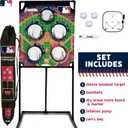 Franklin Sports Target Toss Games - Kids Football + Baseball Target Toss Games for Indoors + Outdoors - Fun Football + Baseball Throwing Games for Kids - Includes Targets + Mini Toy Balls