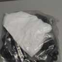 Extra Large Wood Bead Garland With 2" Diameter Geometric Wooden Beads, Tassels for Farmhouse Decor (Black, 56 Inches)