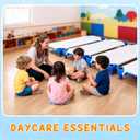 Comfyanno Cot Sheets for Daycare Toddler Size - Fits 23" x 40" Cot, 10 Pack Bulk, Daycare Essentials, Soft & Comfortable Fitted Cot Cover, Preschool Kids Nap Time Sheets, Brushed Microfiber - White