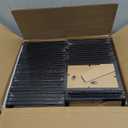 50 Packs 4x6 Picture Frame Black, Engineered Wood 4 x 6 Photo Frame, 4 by 6 Photo Poster Frame for Wall Hanging and Tabletop Set of 50, Black