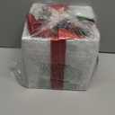 Christmas Decorations Lighted Gift Boxes, Set of 4 Light Up Present Boxes, 80 LED Plug in Lighted Xmas Boxes for Outdoor Indoor Christmas Tree, Yard, Home Decor