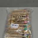 Sieral 120 Pcs Bamboo Toothbrushes Bulk, Soft Bristle Toothbrush for Adults, Natural Wooden Toothbrushes, Vegan Organic Bamboo Travel Tooth Brush, Individually Wrapped for Homeless, 7 Inch 12 Color