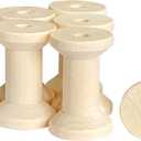 40-Pack Unfinished Wood Spools Large Wooden Spools for Crafts (2x1-3/8 in)