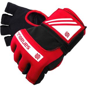 Sanabul Gel Boxing Hand Wraps for Men & Women Muay Thai MMA Kickboxing Quick Wraps Boxing Inner Gloves Wrist Knuckle Protection (Red/White)