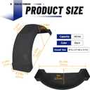 ECOTRIC 2 Pcs Trailer Fenders W/Steps Compatible with 13" Diameter Wheels Tires Single-Axle Trailers Plastic Fenders Black