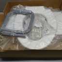 Bemis Rise 4.5" Raised Toilet Seat with Support Handles, Hinges Never Loosen, Fits Round and Elongated