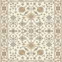 2 x Garden Print Blanket Fleece Throw for Bed Sofa Travel and Camping, Super Soft Cozy Fluffy Plush Garden Print Blanket for All Seasons 60"x80" (Beige)