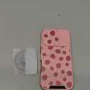 Buleens for iPhone 16 Pro Case 6.3 Inch - with Ring Stand & Camera Cover Aesthetic Cute Designed for Women Girls Pretty Girly Kawaii Strawberry Phone Case for iPhone 16 Pro Compatible with Magsafe (Cute Strawberry)