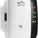 WiFi Extender, WiFi Extenders Signal Booster for Home Up to 5000 sq.ft and 50 Devices, WiFi Range Extender, Wireless Repeater, Long Range Amplifier with Ethernet Port, 1Tap Setup, Alexa Compatible