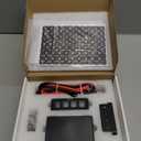 Wireless 4 Gang Switch Panel,Multifunction Remote Control Offroad Light Waterproof Switch Panel,with Universal Circuit IC Control System and Switch Pod for 12V-24V Truck SUV ATV UTV Car etc