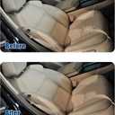 4PCS Driver & Passenger Side Top Lean Back & Bottom Replacement Leather Seat Cover Tan Compatible with Acura MDX 2007 2008 2009 2010 2011 2012