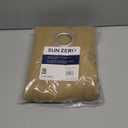 Sun Zero Easton Blackout Energy Efficient Grommet Curtain Panel, 40" x 95", Taupe (pack of 1)