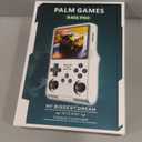 RegiisJoy 30000 in 1 Handheld Game Console, 3.5 inch IPS Screen Retro Game Console, 3800mAh Mini Portable Pocket Arcade 45 simulators 256G TF Card (Miami Blue)