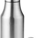 Flyboo Olive Oil Dispenser,Oil Bottle Stainless Steel Leak Proof Olive Oil Decanter for Kitchen (17 Ounces)