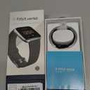 Fitbit Versa Lite Smartwatch,GPS,Charcoal/Silver Aluminum, One Size (S & L Bands Included)