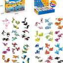 Advent Countdown Blind Box Calendar 24 Day Countdown Building Block Set，Christmas Stocking Gifts Adventure Building Block Puzzle