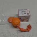 Interactive Dog Toys, Random Path Electric Automatic Moving and Rolling Dogs Toy with Rope for Small Medium Large Dogs, Motion-Activated Dog Stimulation Toy for Boredom Relief (Orange)