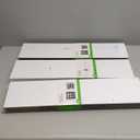 Vervida White Floating Shelves for Wall, 24" Rustic Wood Deep Wall Mounted Shelves with Invisible Brackets for Decor & Storage, Floating Shelf for Living Room, Bathroom (Set of 3)