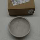 Travertine Decorative Bowls for Home Decor, Fruit Bowl for Kitchen Counter, Keys Bowl for Entryway Table, Large Candy Serving Bowl for Table Centerpiece Office Modern Home Decor (Light Gray) (White)