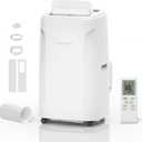 Portable Air Conditioners 14000 BTU, Dual Motor Quiet Portable AC Units for Rooms 4-IN-1 Cools Up to 700 Sq.Ft with Dehumidifier, Fan, Sleep Mode, Remote Control,24H Timer, Cooling Conditioner for Bedroom