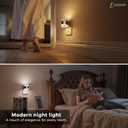 L LOHAS LED 2 Pack 3CCT Night Lights Plug into Wall, 3000K/4000k/5000K Adjustable Color Temperature Night Light,Bubble Nightlight with Dusk to Dawn Sensor for Rooms Bathroom Hallway