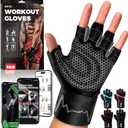 MhIL Workout Gloves for Men – Comfortable Gym Gloves for Men with Enhanced Grip for Safety and Hand Protection – Weight Lifting Protection with Wrist Wraps Support for Performance Boost and Style, No Size Foun