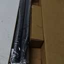Zeerobee Curtain Rods for Windows 32 to 72, Black Curtain Rod, Adjustable 1 Inch Heavy Duty Outdoor/Indoor Modern Drapery Pole, 32"-72"