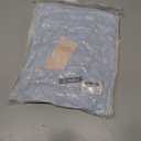 BTFBM Women Short Sleeve V Neck Swiss Dot Midi Summer Dresses 2024 Boho Ruffle Long Dresses Ruffle Wedding Guest Dress (Blue, S)