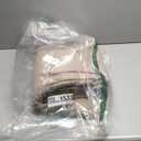 96 Inch Long Pinch Pleated Dark Linen Color Curtains,100% Blackout Thermal Insulated Natural Pinch Pleat Rustic Country Style Drapes with Hooks Rings 2 Panel Sets,Taupe Tan 8FT Window Curtain