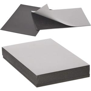 Magnetic Sheets with Adhesive Backing, Flexible Peel and Stick (4 x 6 in, 24 Pack)