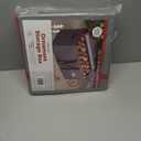 128 Ornament Storage Box – Adjustable Dividers, Stackable Holiday Ornament Organizer with Lid, Durable Fabric Bin for Christmas Decorations – Reinforced Handles, Dustproof & Space-Saving Design (Grey)