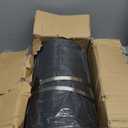 VIVOSUN Dryer Vent Hose, 8 inch Aluminum Foil Ducting, 25FT Long Heavy-Duty Dryer Hose Vent Kit for HVAC Ventilation, Exhaust, Duct Fan Systems, Black Flexible Air Duct w/ 2 Clamps