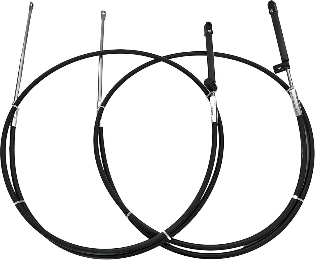 2Pcs GEN II Control Cable 14FT Replace CC18914 Fits For Mercury Mariner Outboard Engine