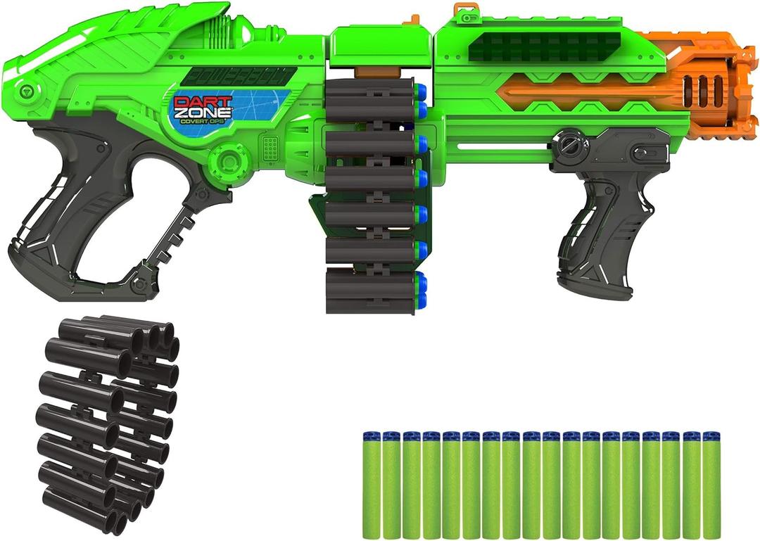 DART ZONE Powerbolt X Dart Belt Blaster, Green DART ZONE Powerbolt X Dart Belt Blaster, Green